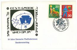 SC 39 - 1070 Scout GERMANY - Cover - Used - 1970 - Lettres & Documents