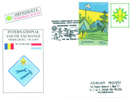 SC 39 - 488 Scout ROMANIA - Cover, Special Stamp - Used - 2002 - Storia Postale