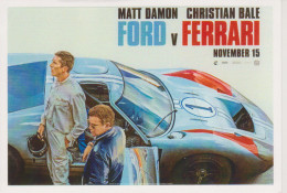 LE MANS 66 FORD VS FERRARI CHRISTIAN BALE ET MATT DAMON - CARTE POSTALE 10X15 CM - Artistes