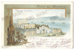 TR 23 - 24101 CONSTANTINOPLE, Bosphorus, Litho, Turkey - Old Postocard - Unused - Turkije