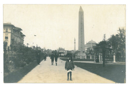 TR 23 - 19538 ISTANBUL, Obelisk, Turkey - Old Postcard, Real PHOTO - Unused - Turkije