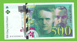 Billet "2" -  500 Francs Pierre Et Marie Curie 1994 NEUF - 500 F 1994-2000 ''Pierre Et Marie Curie''