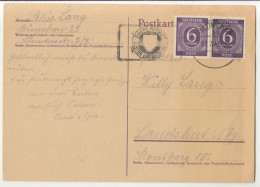 Germany Postal Card Posted 1947 München B240503 - Otros & Sin Clasificación