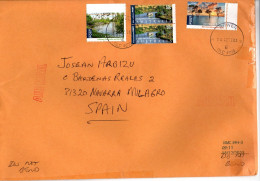 AUSTRALIA BOWEN A ESPAÑA PAISAJES SELLOS INTERNATIONAL POST - Lettres & Documents