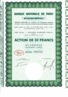 75-BANQUE NATIONALE DE PARIS "INTERCONTINENTALE".  - Autres & Non Classés