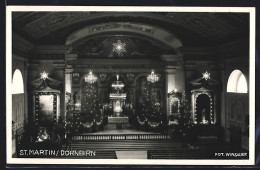 AK Dornbirn, Kirche St. Martin, Innenansicht  - Sonstige & Ohne Zuordnung