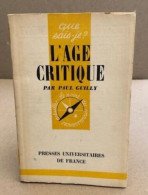L'age Critique - Other & Unclassified