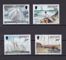 JERSEY 1987 TIMBRE N°390/93 NEUF** BATEAUX - Jersey