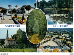 79 Souvenir De L'ABSIE Multivues Citroën 2CV VOIR DOS Et Beau TIMBRE Brantôme - L'Absie