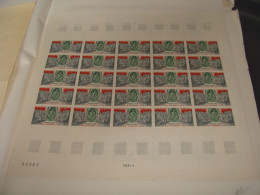 N° 1577 En Feuille De 25 Timbres  Entières Neuves - Hojas Completas