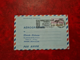 AEROGRAMME 1982 CONCORDE FLAMME NANTES TIMBRES CROIX ROUGE EXPO PHILATELIQUE - Luchtpostbladen