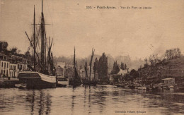 29 , Cpa  PONT AVEN , 220 , Vue Du Port En Amont    (12921.V24) - Pont Aven