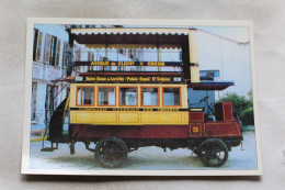 Cpm, Paris 75, 1ère Série D'autobus, Ratp, Brillié Schneider, Type P2 - Autobus & Pullman