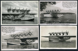 Luftfahrt, DO-X, Postkarten, 1935, Brief - Non Classés
