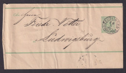 K1 Reutlingen Stadtpost Ganzsache Streifband Ludwigsburg Baden Württemberg - Postal  Stationery