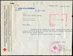 Int.Organisationen, Rotes Kreuz,, 1948, Brief - Otros & Sin Clasificación