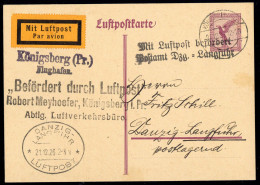 Luftfahrt, Flugpost, Deutsche Flugpost Bis 1950, 1926, Brief - Sin Clasificación