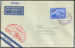 Zeppelin, Zeppelinpost LZ 127, Polarfahrt, 1931, 206 D, Brief - Zeppelin