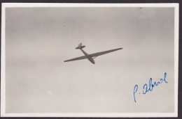 CPA Aviation Autographe Signature Aviateur Avion Carte Photo RPPC Non Circulé ABRIOL Vol à Voile Planeur - Vliegeniers & Astronauten