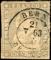 Schweiz, 1855, 18 II A Ysa, Gestempelt - Other & Unclassified