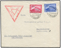 Zeppelin, Zeppelinpost LZ 127, Chicagofahrt, Si 238 Bcb, Brief - Zeppelines