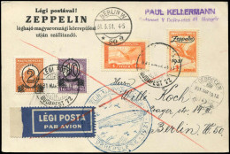 Zeppelin, Zeppelinpost LZ 127, Ungarnfahrten, 1931, Si 102 Ba, ... - Zeppelin