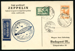 Zeppelin, Zeppelinpost LZ 127, Ungarnfahrten, 1931, Si 102 Aa, ... - Zeppelines