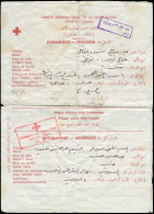 Int.Organisationen, Rotes Kreuz, Im Krieg, 1967, Brief - Autres & Non Classés