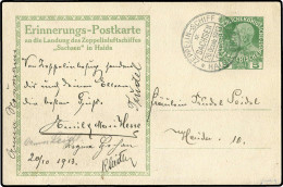 Zeppelin, Zeppelinpost Vor WW-I, 1913, 17 I, Brief - Zeppeline