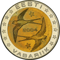 Estonie, 2 Euro, Fantasy Euro Patterns, Essai-Trial, BE, 2004, Bimétallique - Privéproeven