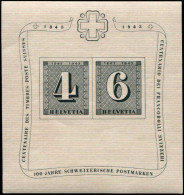 Schweiz, 1943, Bl. 8, Ungebraucht - Other & Unclassified