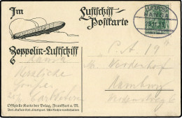 Zeppelin, Zeppelinpost Vor WW-I, 1913, 13 Bi, Brief - Zeppeline