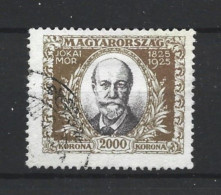 Hungary 1923 Mor Jakai Y.T. 369 (0) - Usado