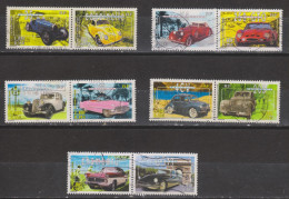 Yvert 3317 / 3326 Les Voitures Anciennes En Paires - Used Stamps