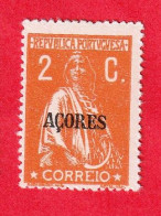 ACR0507- AÇORES 1918_ 21 Nº 166- MNH - Açores