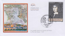 Enveloppe  FDC   1er  Jour   FRANCE    Grandes   Heures    HISTOIRE  DE  FRANCE  :  La  Paix  Des  Dames   2019 - 2010-2019