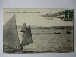 Cpa...Havre-Aviation...la Baie De Seine...1910...animée... - Meetings