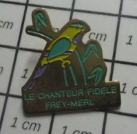 1516c Pin's Pins / Beau Et Rare / ANIMAUX / OISeAU TROPICAL LE CHANTEUR FIDELE FREYMING MERLEBACH - Animaux