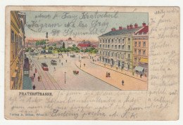 Praterstrasse Old Postcard Posted 1906 B240503 - Sonstige & Ohne Zuordnung