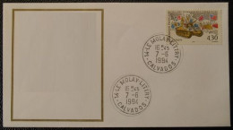 L034 Cachet Temporaire Le Molay Littry 14 Calvados Débarquement 7 Juin 1994 - Manual Postmarks