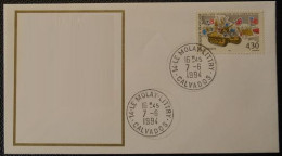 L035 Cachet Temporaire Le Molay Littry 14 Calvados Débarquement 7 Juin 1994 - Manual Postmarks