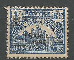 MADAGASCAR TAXE N° 25 OBL / Used - Timbres-taxe