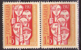 Yugoslavia 1957 - 40th Anniversary Of October Revolution - Mi 833 - MNH**VF - Nuevos