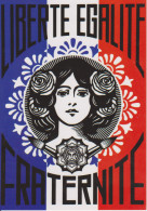 MARIANE FRANCE - LIBERTE EGALITE FRATERNITE - CARTE POSTALE 10X15 CM - Otros & Sin Clasificación