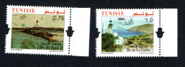 2023- Tunisia - Islands : Kuriat - Galite -Lighthouses -Sea Turtle-  Complete Set 2v.MNH** - Phares