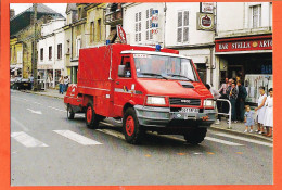27521 / NOUZONVILLE 08-Ardennes  Sapeurs Pompiers Devidoir Automobile Tout Terrain IVECO 1994 Cliché GOURNAY AL 01/94 - Otros & Sin Clasificación