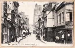 27846  /⭐ ◉  ABBEVILLE 80-Somme La Rue SAINT-VULFRAN St Scène De Rue Commerces 1910s LEVY 160 - Abbeville