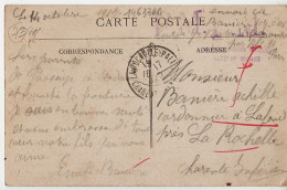 27794  /⭐ ◉  Correspondance WW1 VILLARODIN FORT SAPPEY Env. MODANE 1917 à BANIERE Cordonnier à Lafond La Rochelle - Other & Unclassified