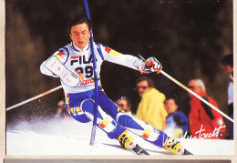 27797  /⭐ ◉  LES SAISIES 73-Savoie FRANCK PICCARD Slalom 1990 Photo Agence The Best Of VANDYSTADT N°21 NUGERON - Altri & Non Classificati