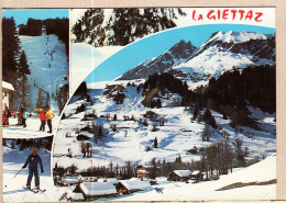 27699 / ⭐ (•◡•) ◉ LA GIETTAZ 73-Savoie Station Ski Altitude 1150à 1500m Multivues Piste CELLARD C.1217 - Altri & Non Classificati